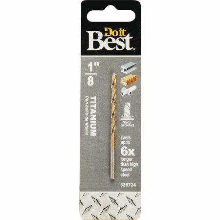 ALL-SOURCE 1/8 In. Titanium Drill Bit 218571DB